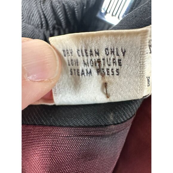 Parisian Signature Womens Black Skirt 18W pencil vintage elastic rayon Zipper - Picture 8 of 9